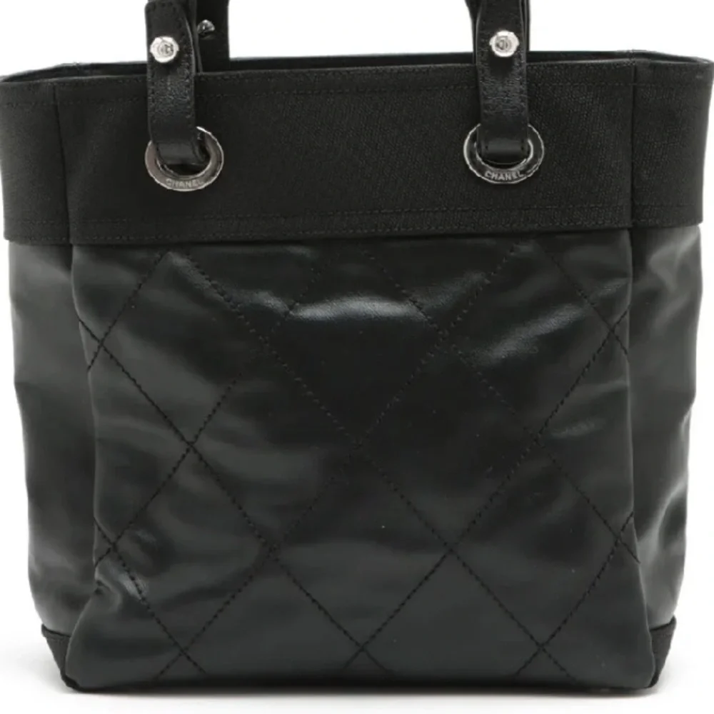 CHANEL PARIS BARRITZ MEDIUM BLACK TOTE